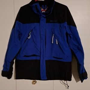 Marmot blue & black jacket size Medium